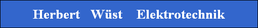 Herbert   W�st    Elektrotechnik